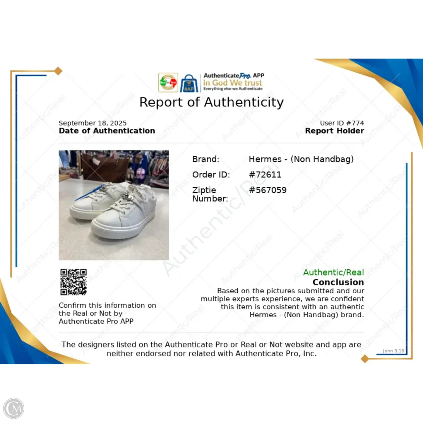 Shoes Luxury Designer By Hermes In White, Size: 7.5