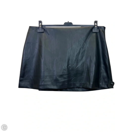 Skirt Mini & Short By Abercrombie And Fitch In Black, Size: Xl