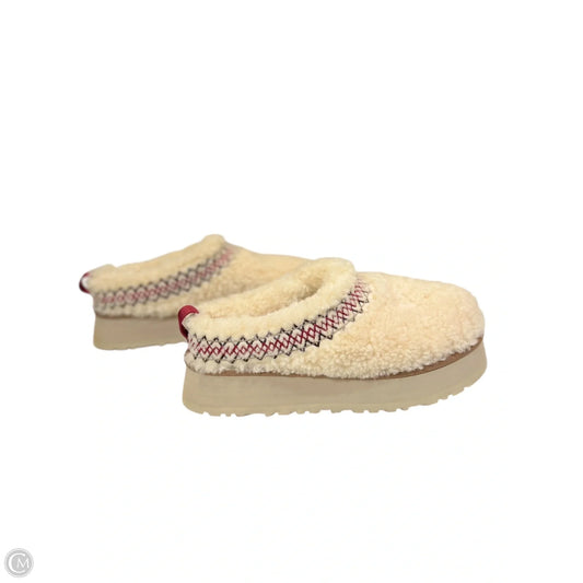 Shoes Heels Platform By Ugg In Cream & Red, Size: 10