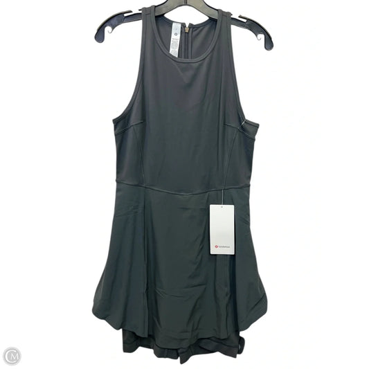 Athletic Dress By Lululemon In Grey, Size: 8