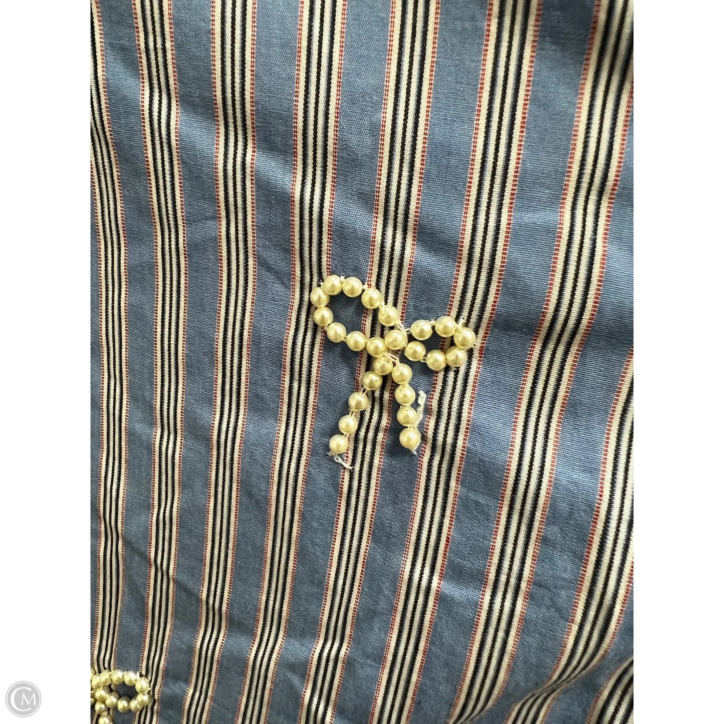 Top Long Sleeve By J. Crew In Blue & White, Size: Xl