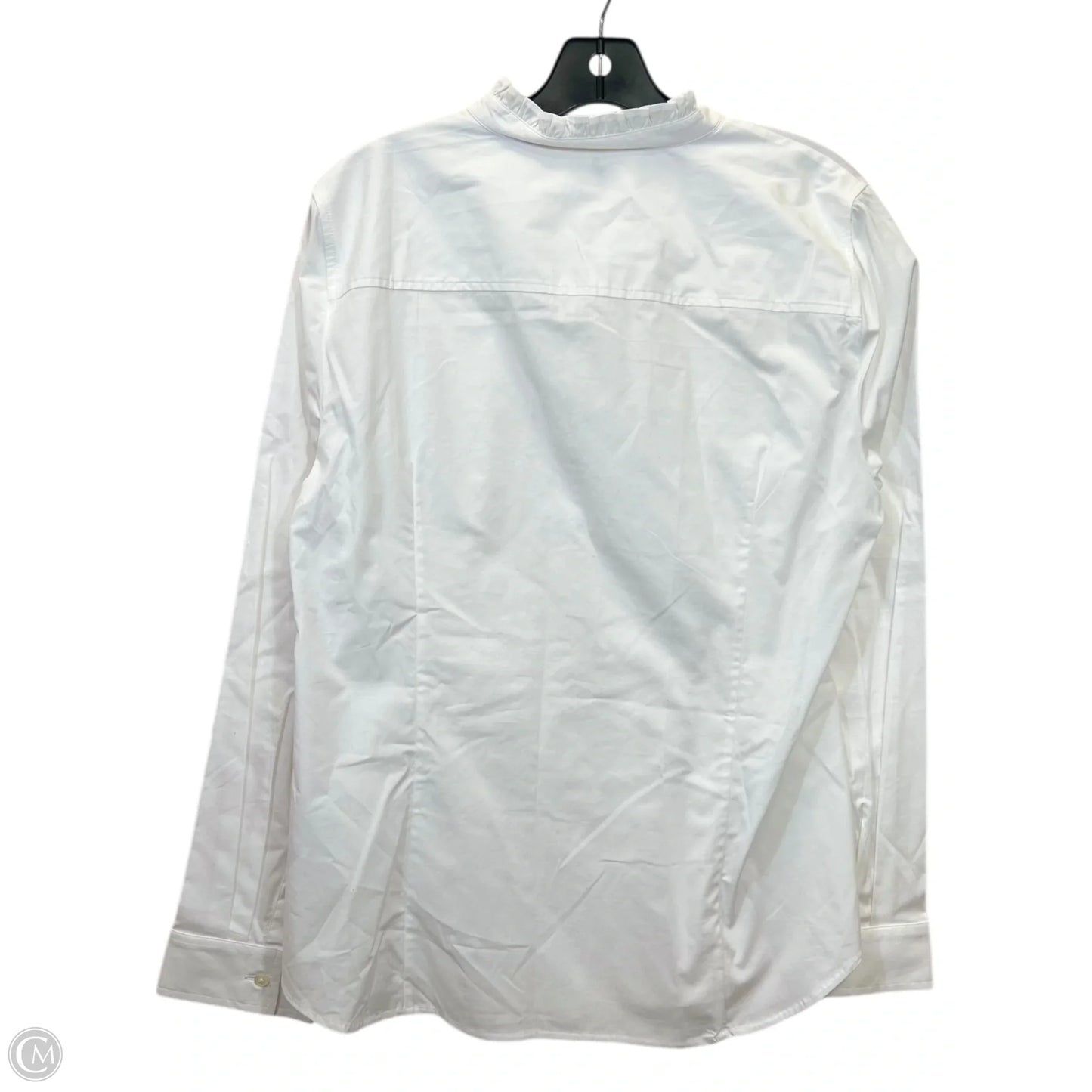 Top Long Sleeve By J. Crew In White, Size: Xl