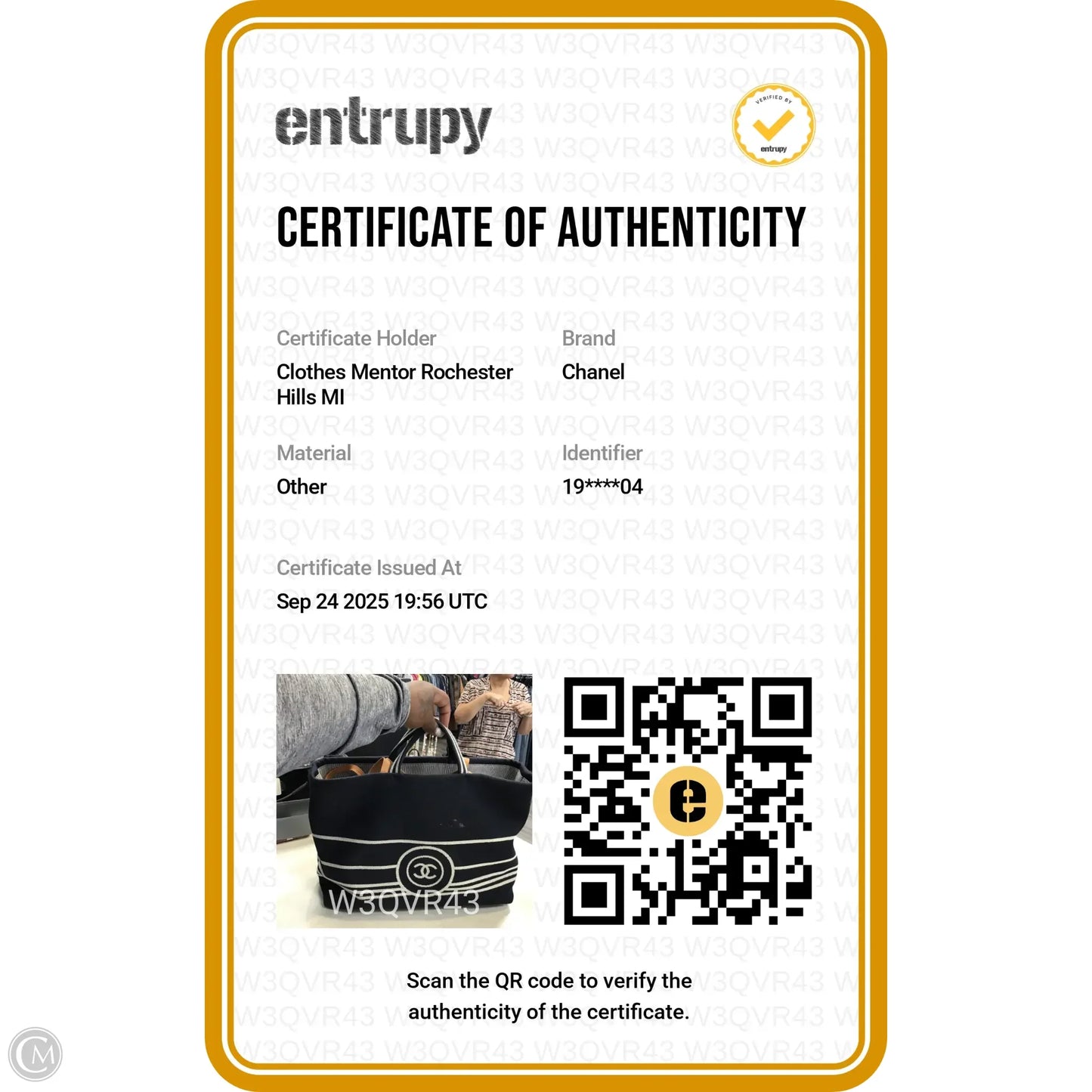 Handbag Luxury Designer By Chanel, Size: Large