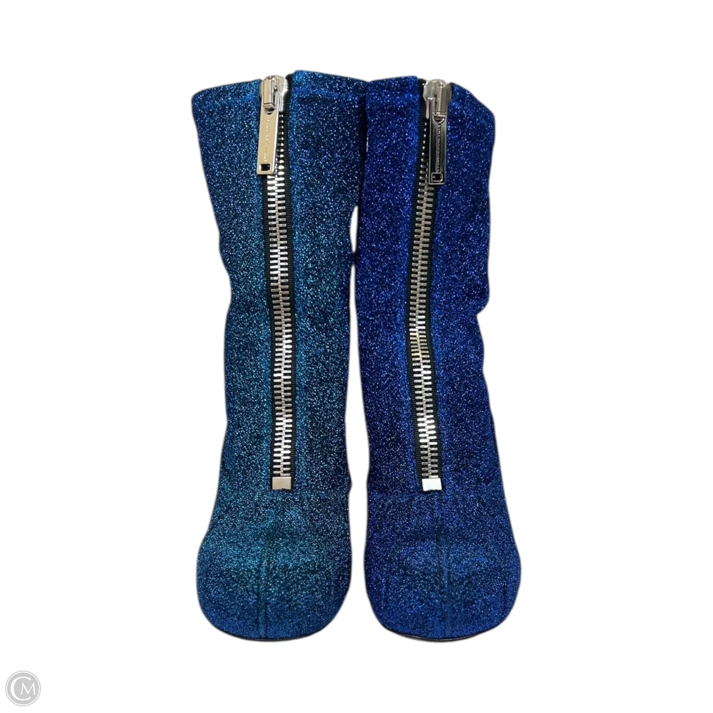 Boots Designer By Stella Mccartney In Blue, Size: 7