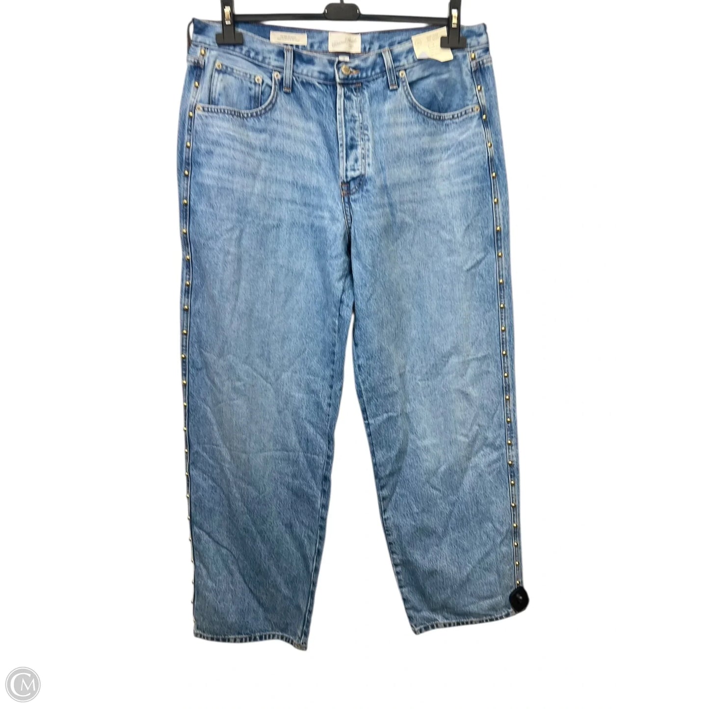 Jeans Straight By Universal Thread In Blue Denim, Size: 12