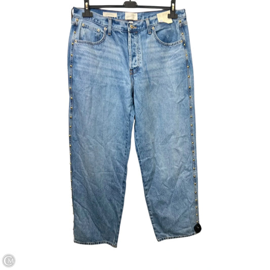 Jeans Straight By Universal Thread In Blue Denim, Size: 12