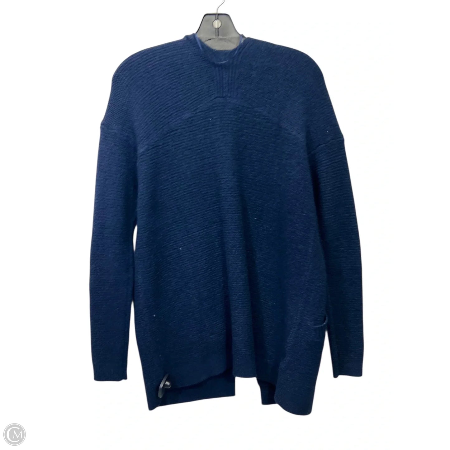 Sweater Cardigan By Loft In Navy, Size: M