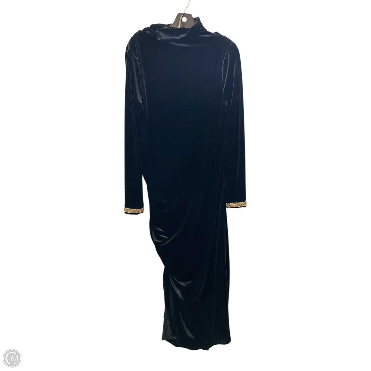 Dress Party Long By Anthropologie In Black, Size: M