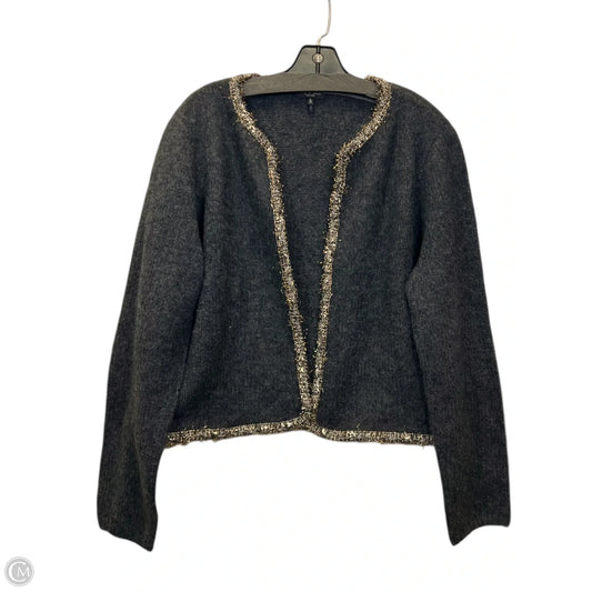 Sweater Cardigan Designer By Rag And Bone In Grey, Size: Xl