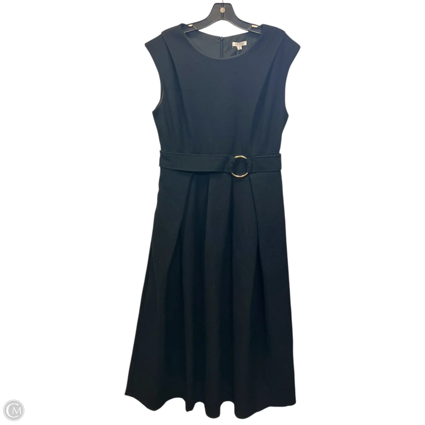 Dress Casual Maxi By Style In Black, Size: M