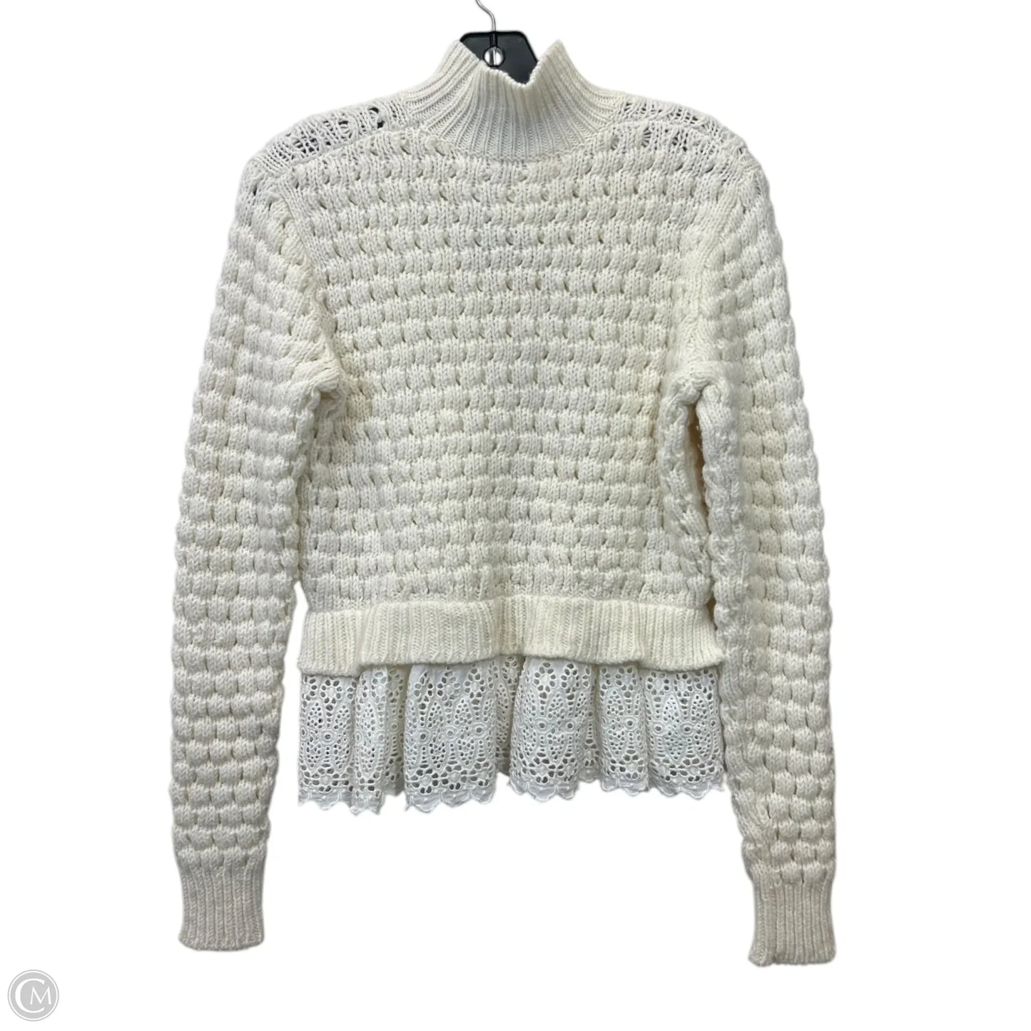 Sweater Designer By Rebecca Taylor In Cream, Size: S