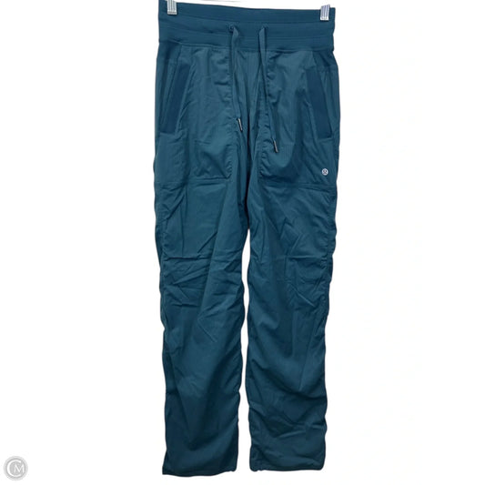 Athletic Pants By Lululemon In Teal, Size: 2