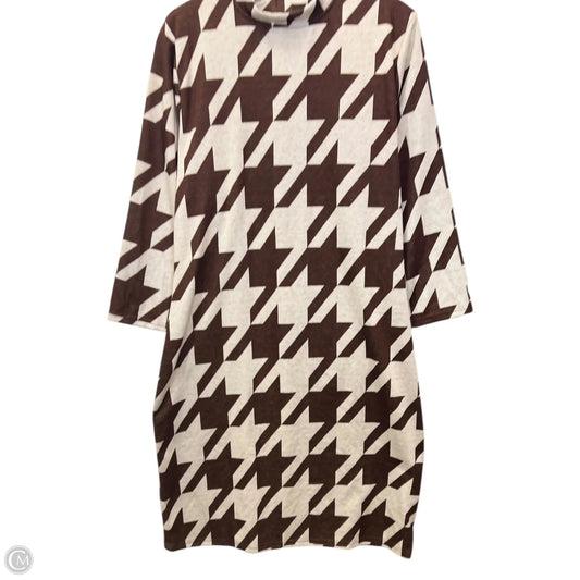 Dress Casual Short By Ashley Stewart In Brown & Tan, Size: Xl