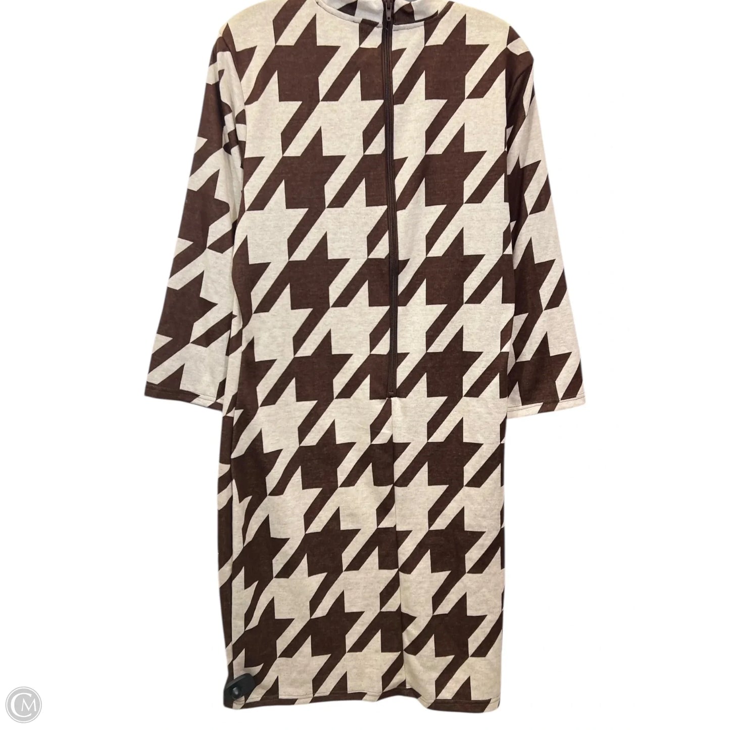 Dress Casual Short By Ashley Stewart In Brown & Tan, Size: Xl