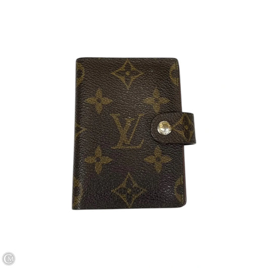 Wallet Luxury Designer By Louis Vuitton, Size: Small