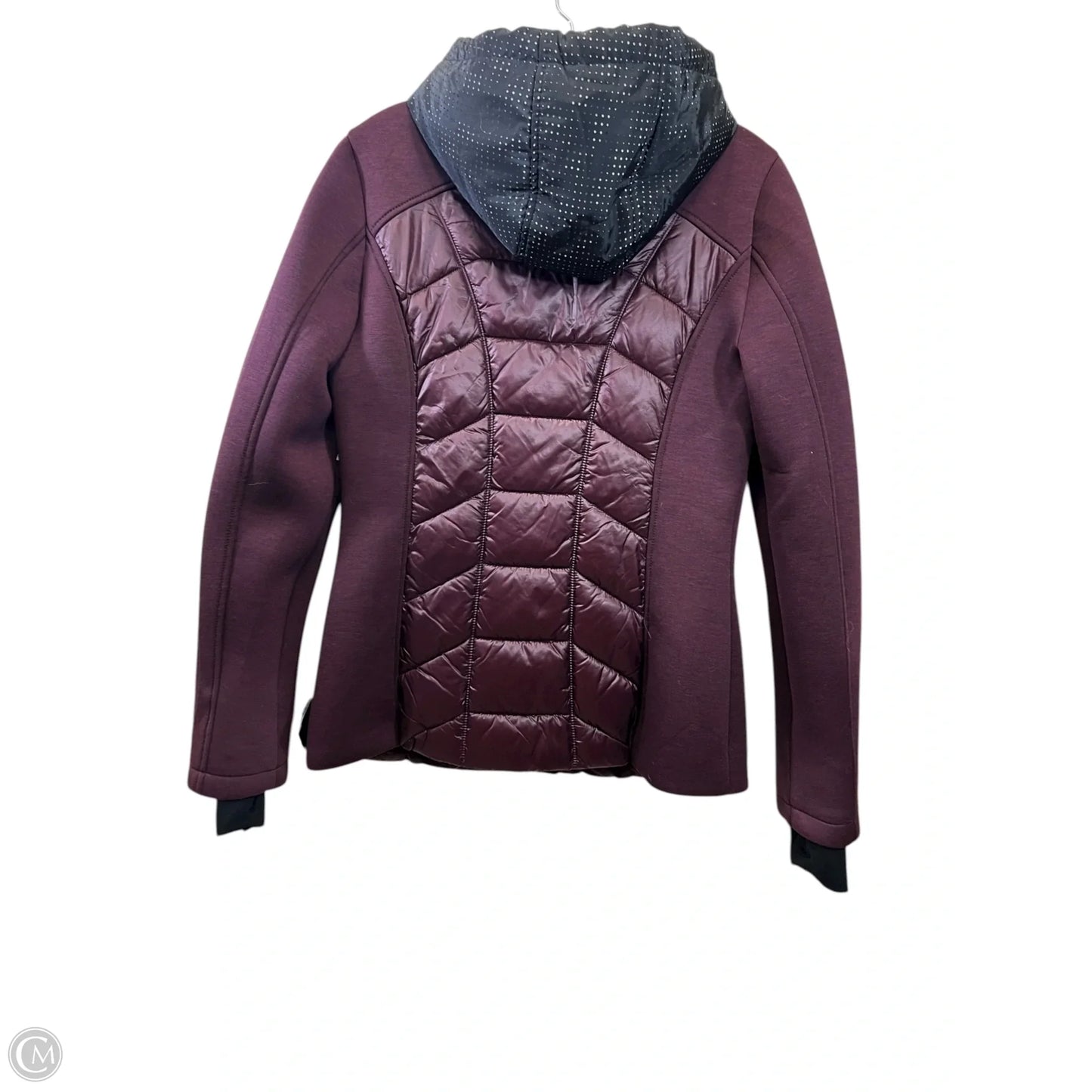 Jacket Puffer & Quilted By Michael By Michael Kors In Maroon, Size: Xs