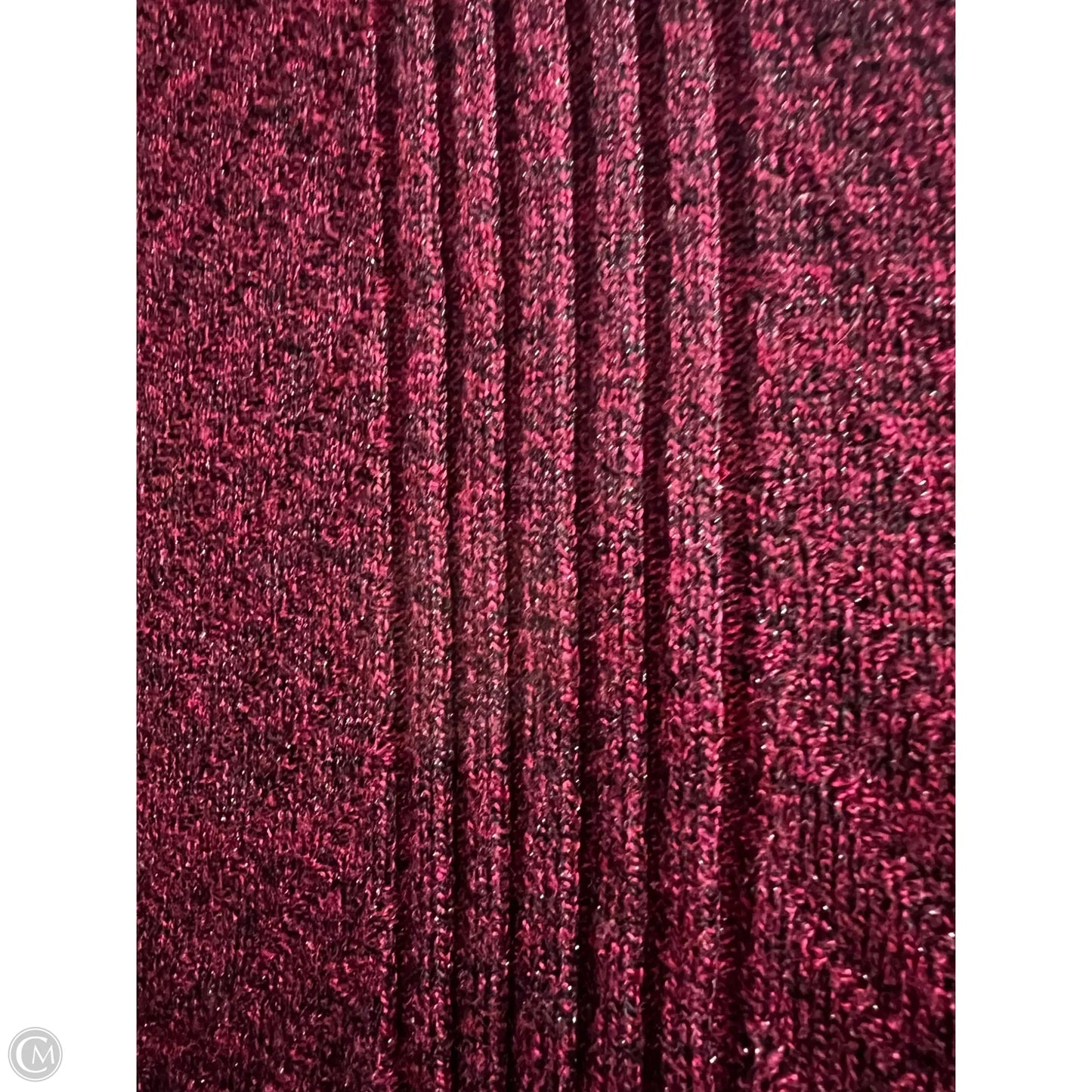 Top Long Sleeve By Apt 9 In Maroon, Size: S