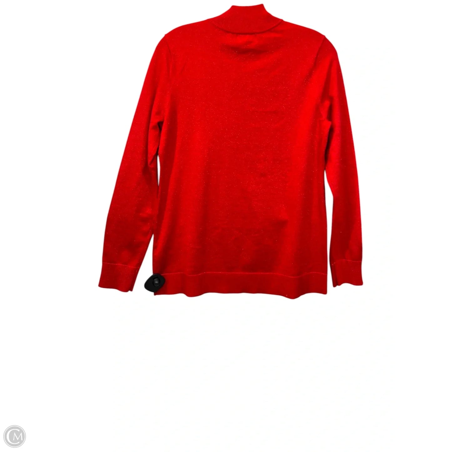 Top Long Sleeve By Calvin Klein In Red, Size: S