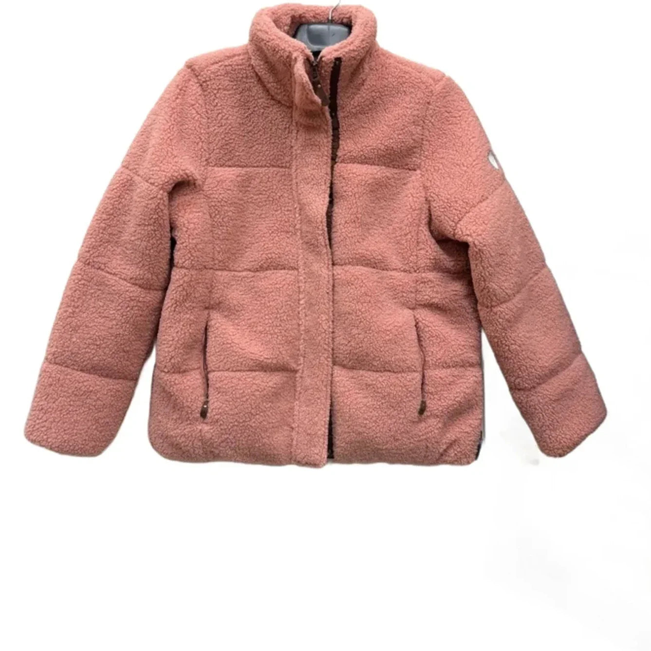 Jacket Faux Fur & Sherpa By Zero Xposure In Dusty Pink, Size: Xl