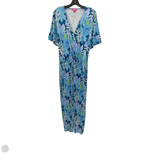 Jumpsuit By Lilly Pulitzer In Blue & Green, Size: S