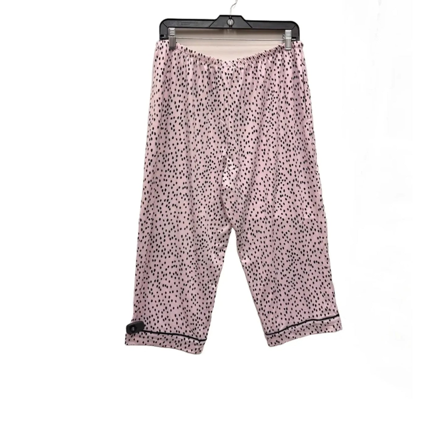 Pajamas 2pc By Simply Vera In Black & Pink, Size: L