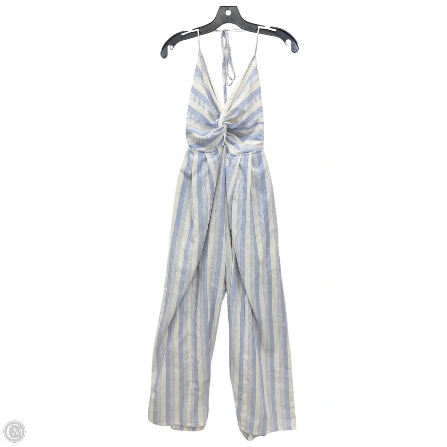Jumpsuit By Altard State In Blue & White, Size: L