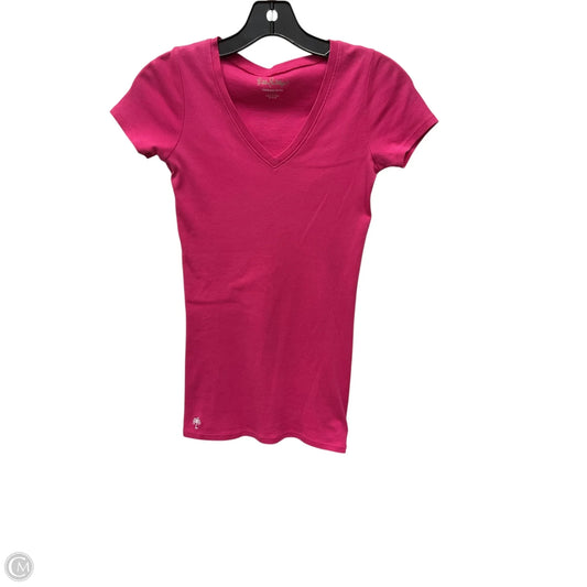 Top Short Sleeve Designer By Lilly Pulitzer In Pink, Size: Xs