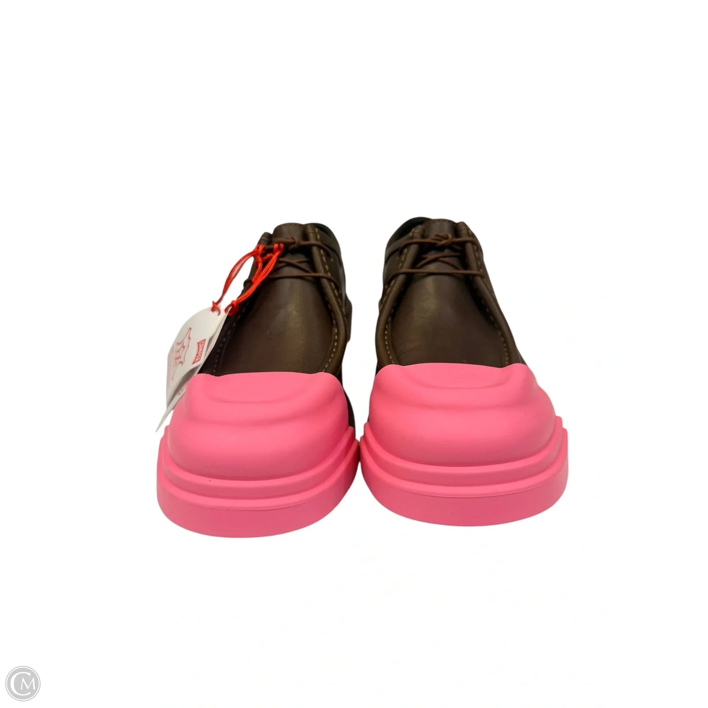 Shoes Flats By Camper In Brown & Pink, Size: 8.5
