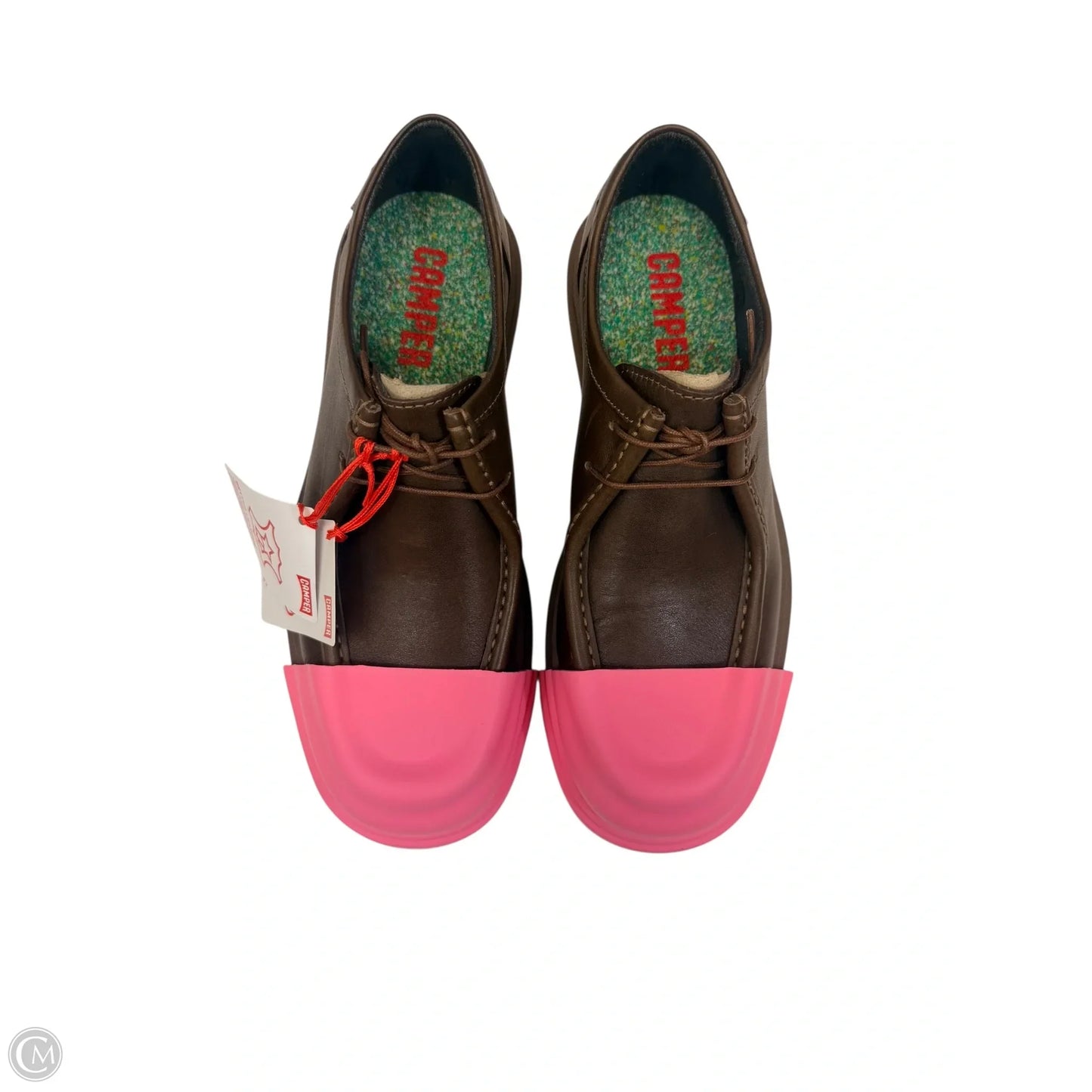 Shoes Flats By Camper In Brown & Pink, Size: 8.5