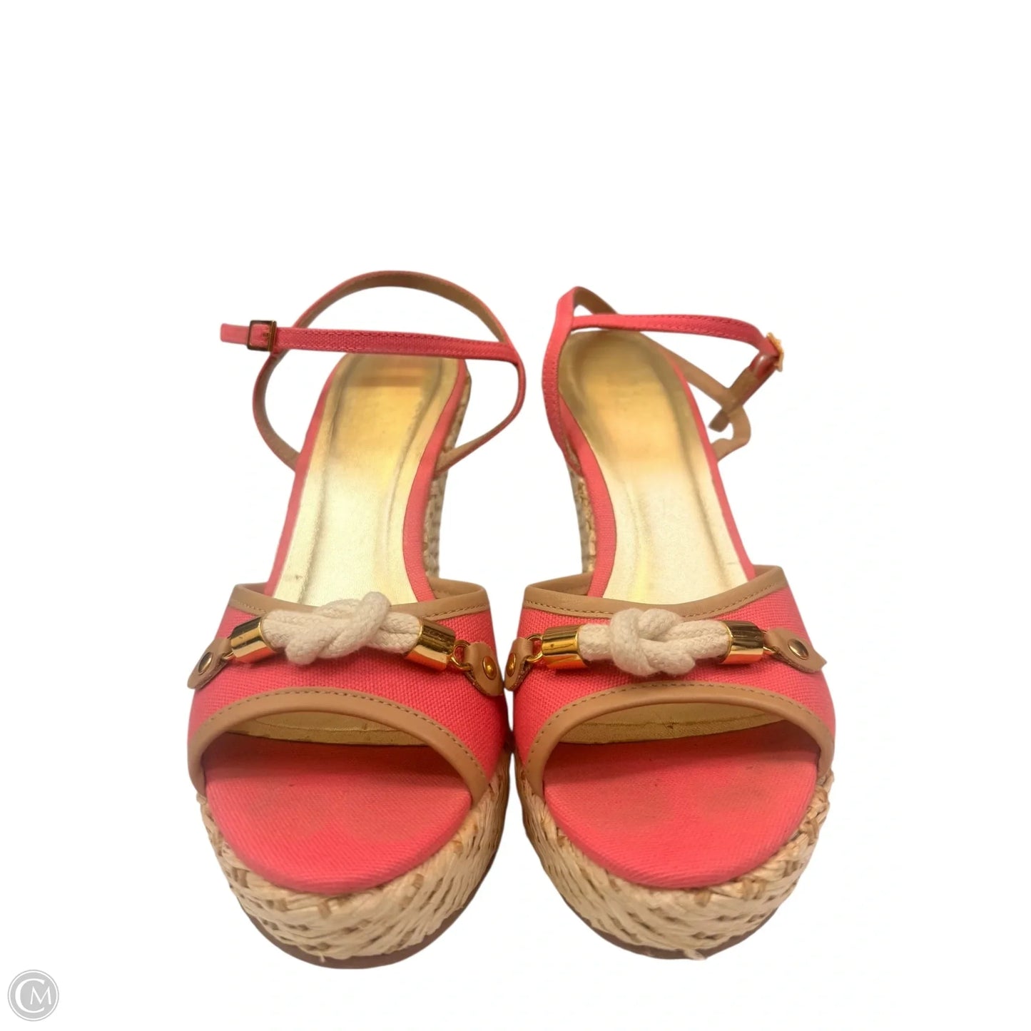 Sandals Designer By Lilly Pulitzer In Pink, Size: 8