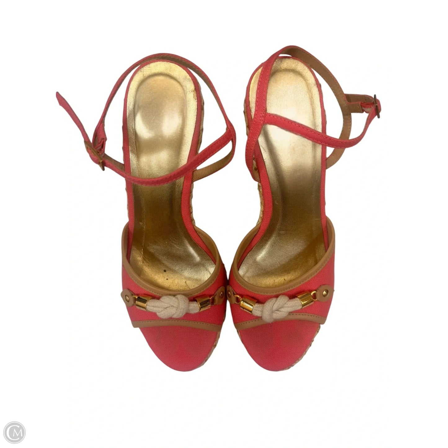 Sandals Designer By Lilly Pulitzer In Pink, Size: 8