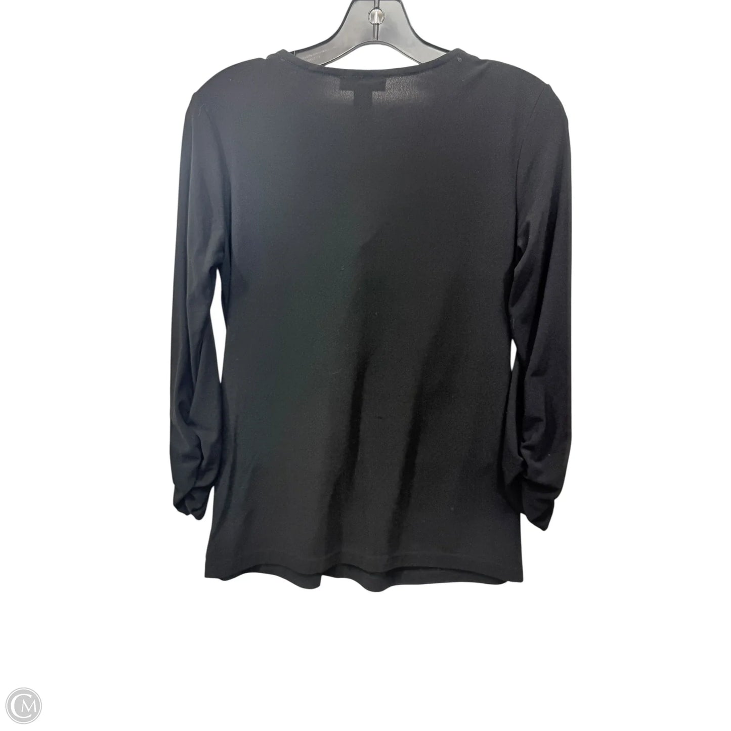 Top Long Sleeve By Alfani In Black, Size: S