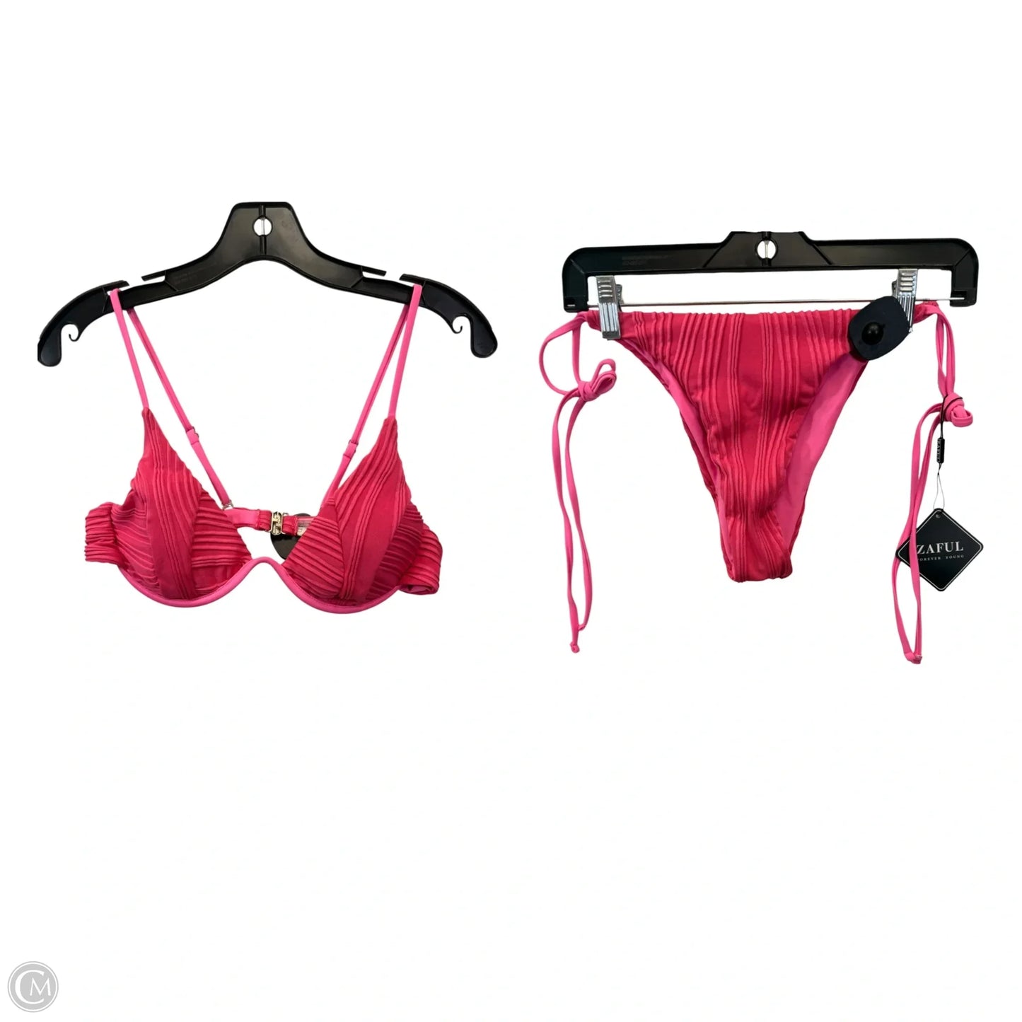 Swimsuit 2pc By Zaful In Pink, Size: S