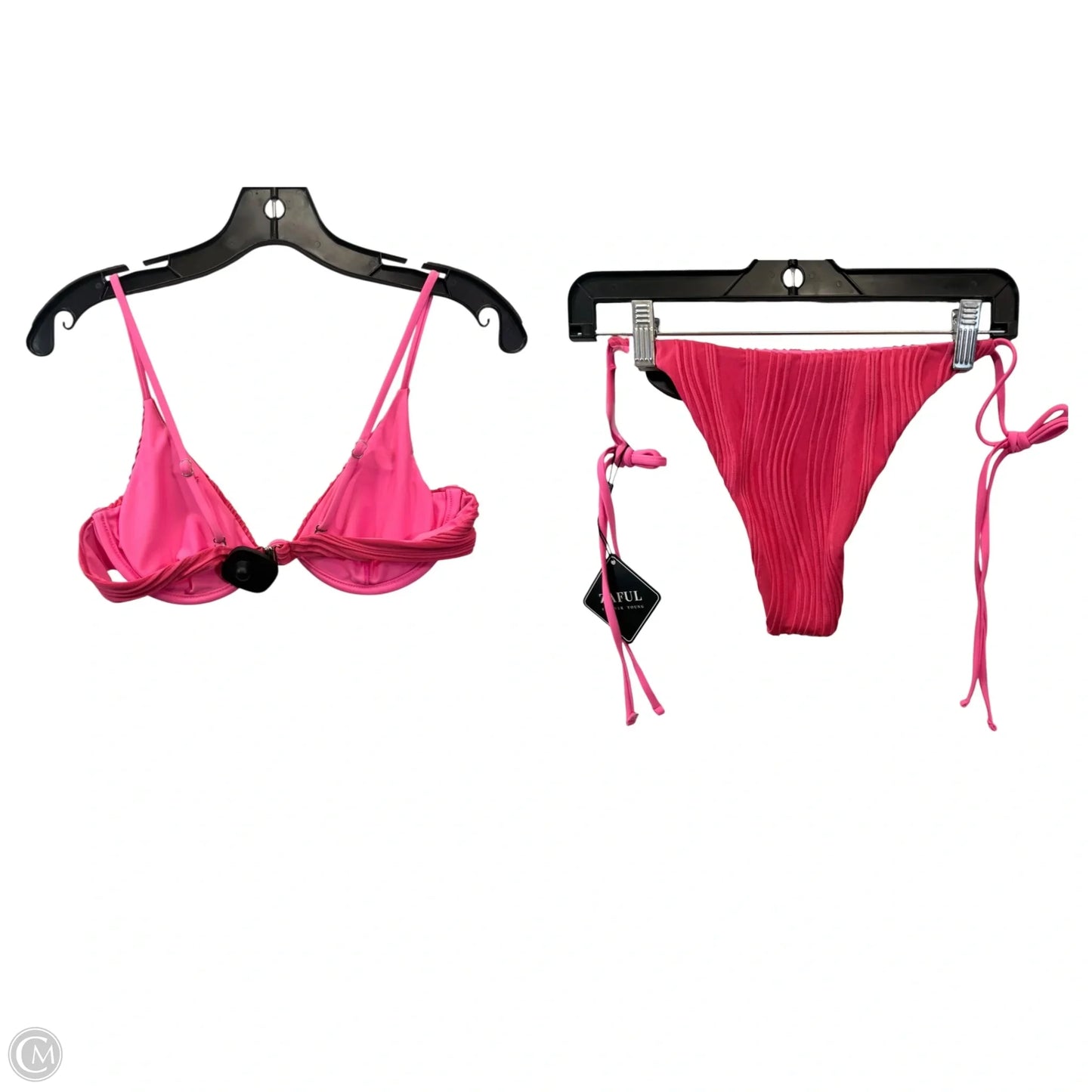 Swimsuit 2pc By Zaful In Pink, Size: S