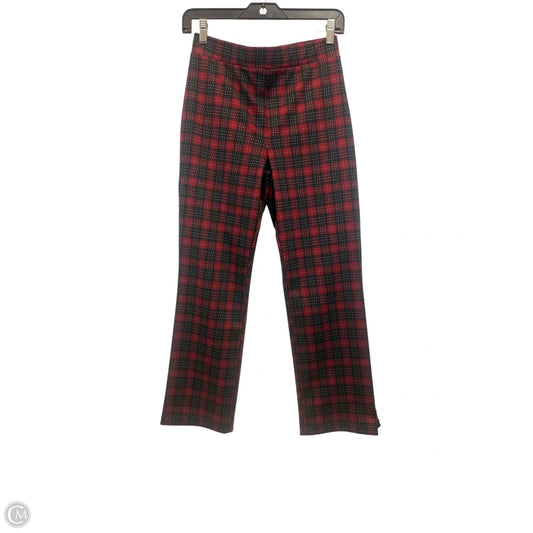 Pants Leggings By Anthropologie In Black & Red, Size: S