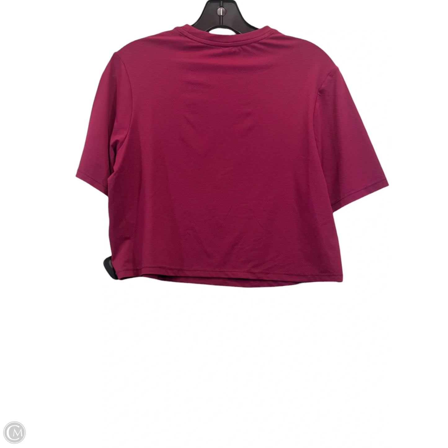 Athletic Top Short Sleeve By Vively In Purple, Size: S