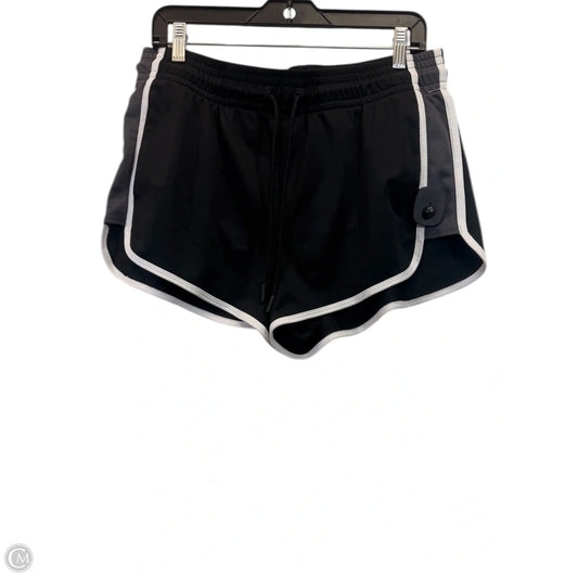 Athletic Shorts By Athletica In Black & White, Size: L