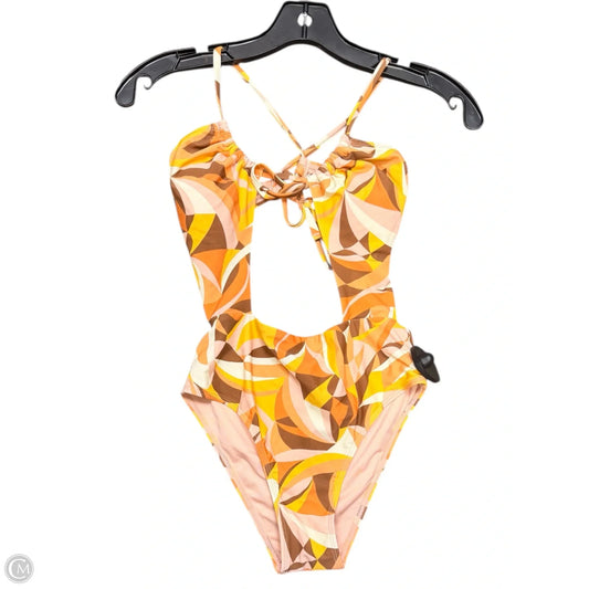 Swimsuit By Cupshe In Pink & Tan, Size: Xs