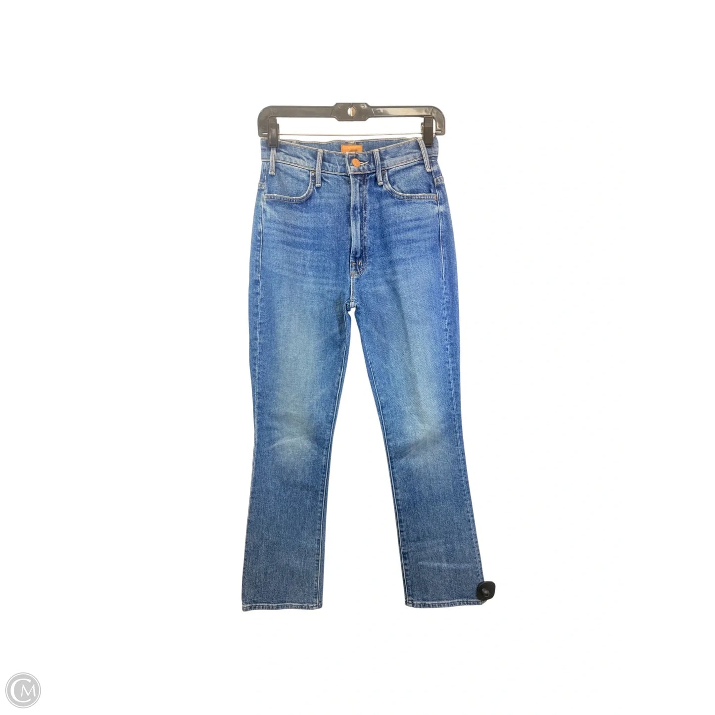 Jeans Cropped By Mother In Blue Denim, Size: 4