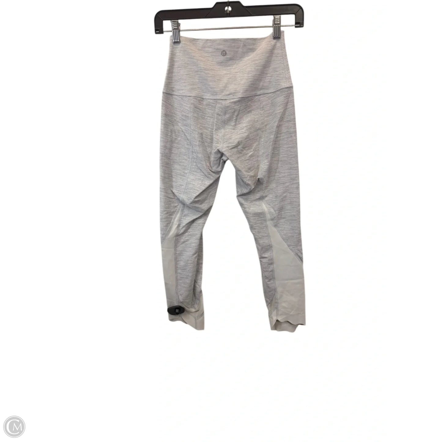 Athletic Leggings Capris By Lululemon In Grey, Size: S