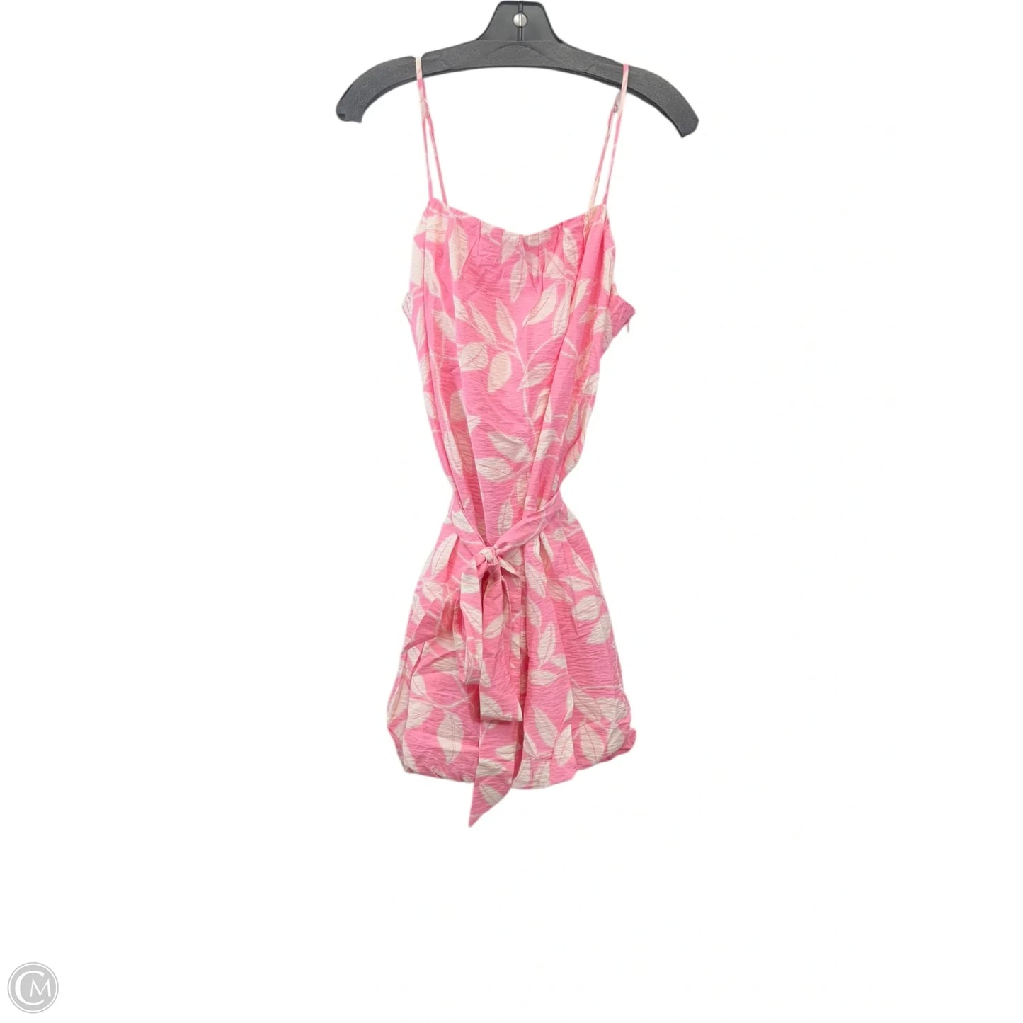 Dress Party Short By Loft In Cream & Pink, Size: M