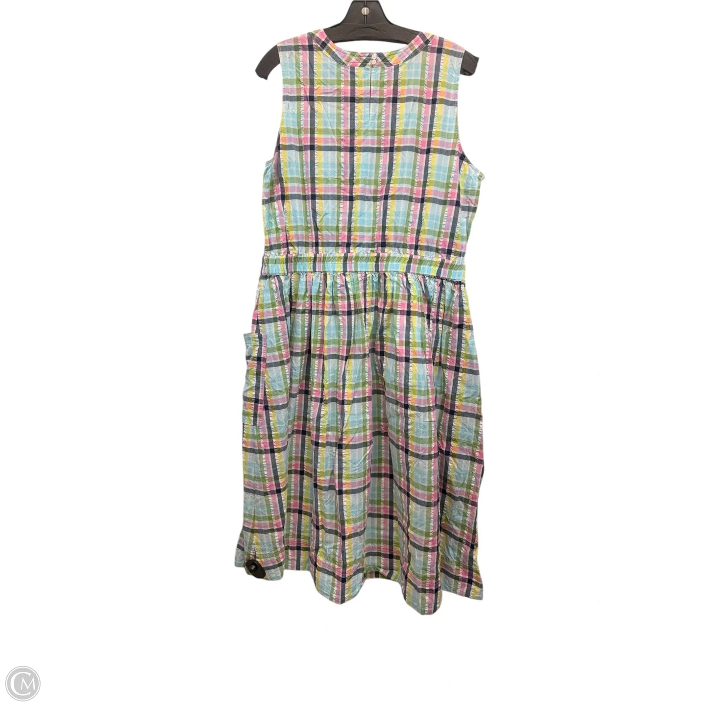 Dress Casual Midi By 1901 In Plaid Pattern, Size: Xl