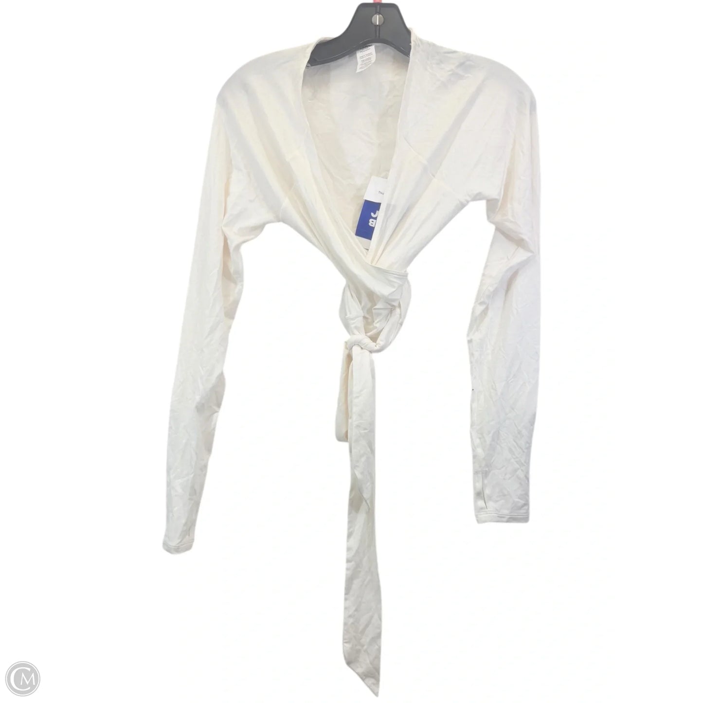 Athletic Top Long Sleeve Crewneck By Joy Lab In White, Size: S