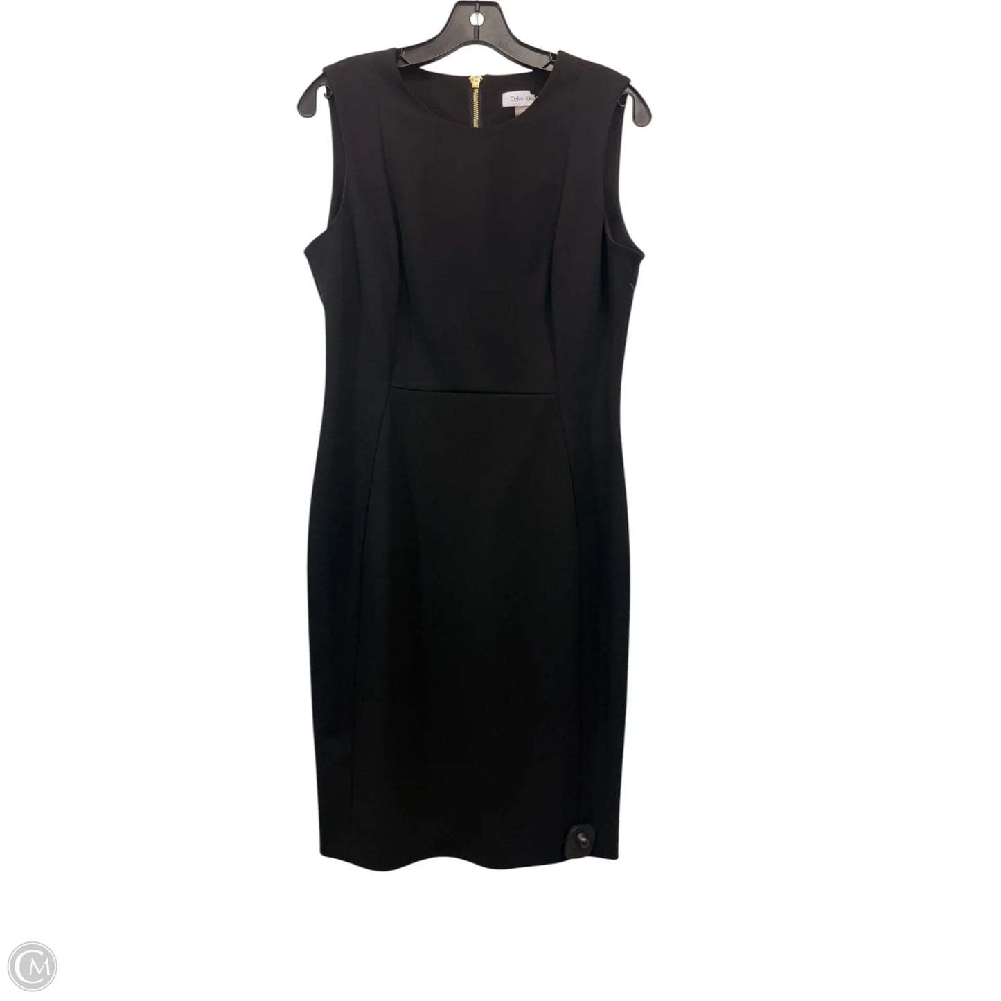 Dress Work By Calvin Klein In Black, Size: M