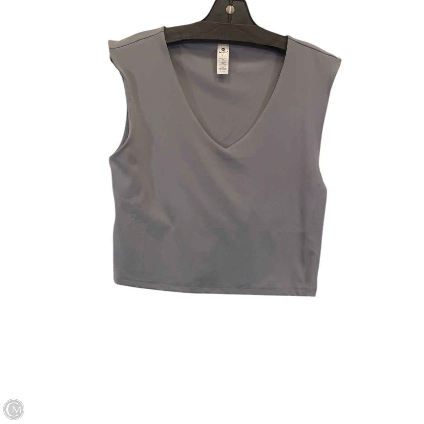 Athletic Bra By 90 Degrees By Reflex In Grey, Size: L