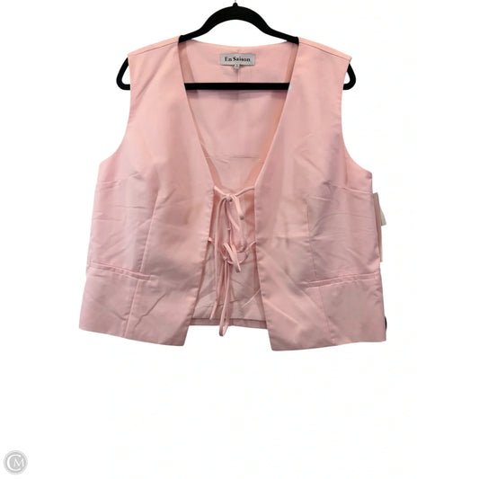 Vest Other By En Saison In Pink, Size: L