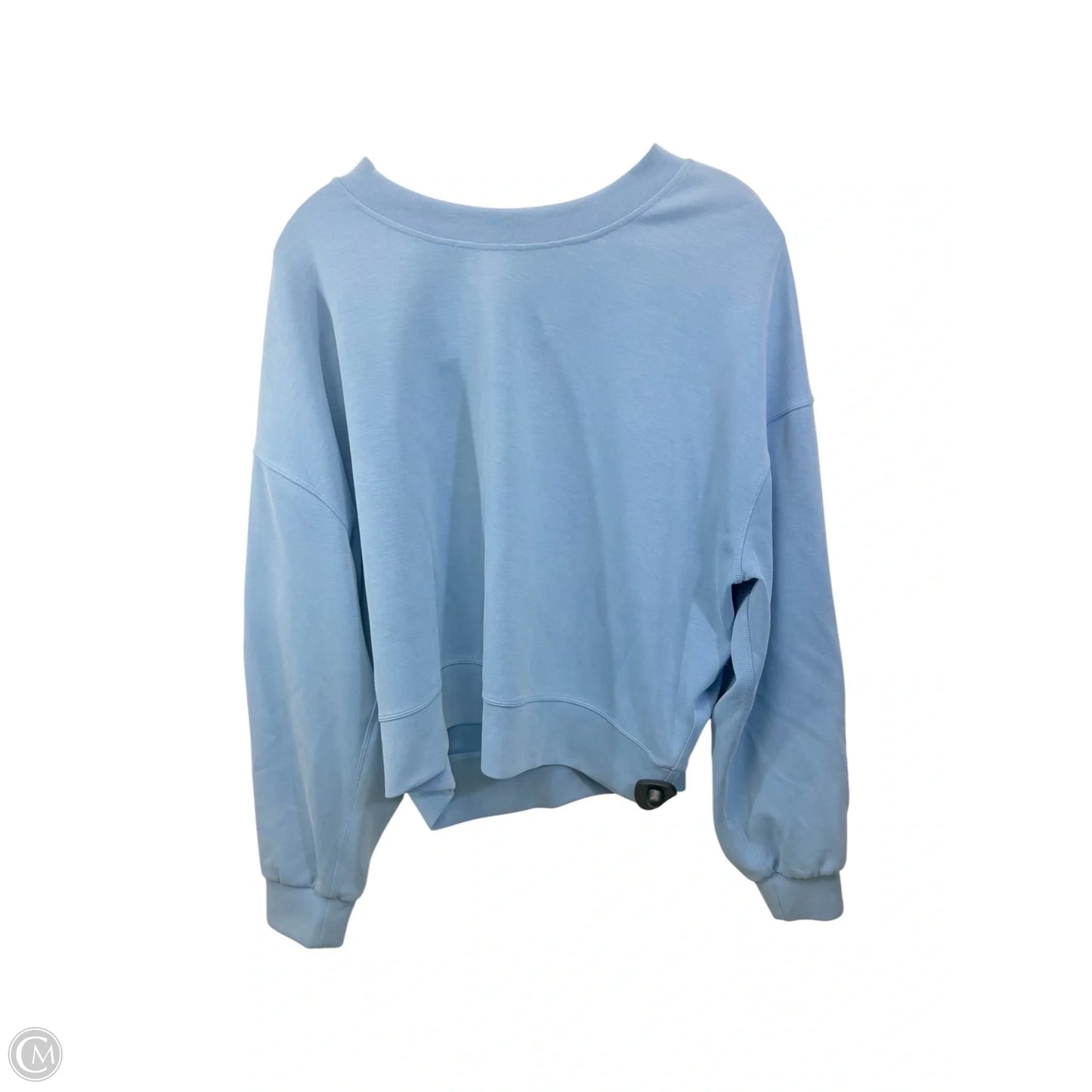 Athletic Sweatshirt Crewneck By Lululemon In Blue, Size: 12