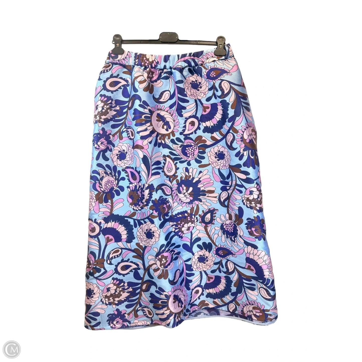Skirt Designer By Kate Spade In Blue & Purple, Size: Xl