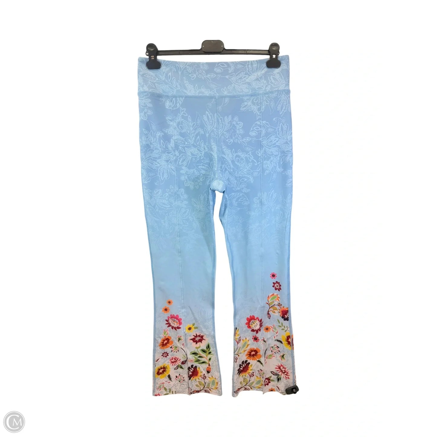 Athletic Pants By Johnny Was In Blue & Green, Size: Xxl