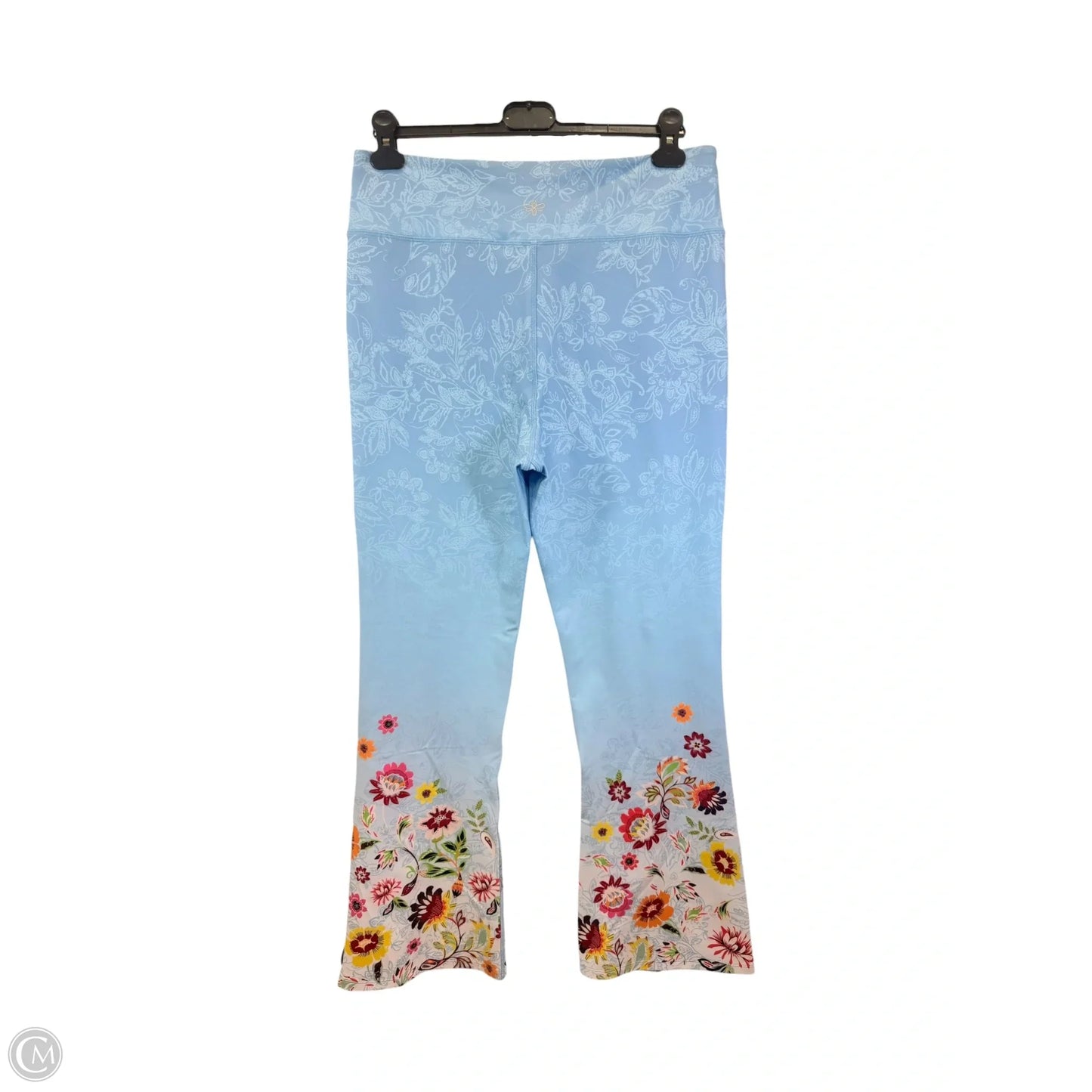 Athletic Pants By Johnny Was In Blue & Green, Size: Xxl